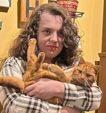 Me in all my curly haired glory.